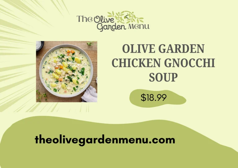 Olive Garden Chicken Gnocchi Soup Price RECIPE INGREDIENTS calories